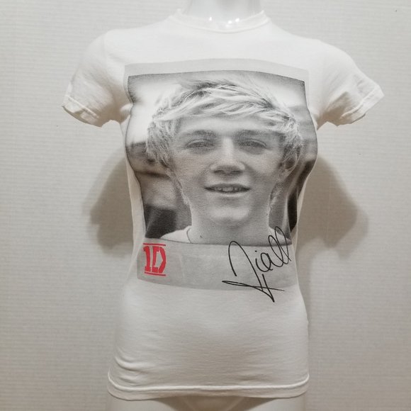 One Direction shirt XS Niall Horan polaroid photo graphic boyband band merch 1D - Picture 1 of 9